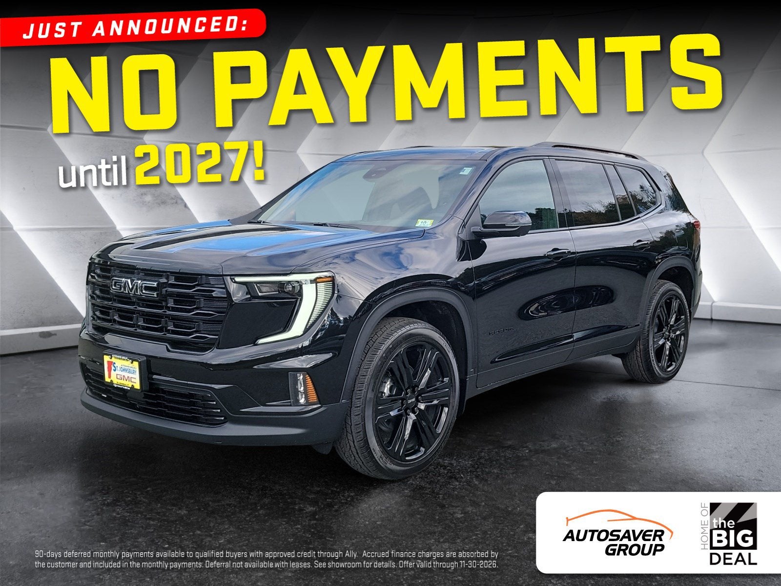 2027 GMC Acadia Elevation