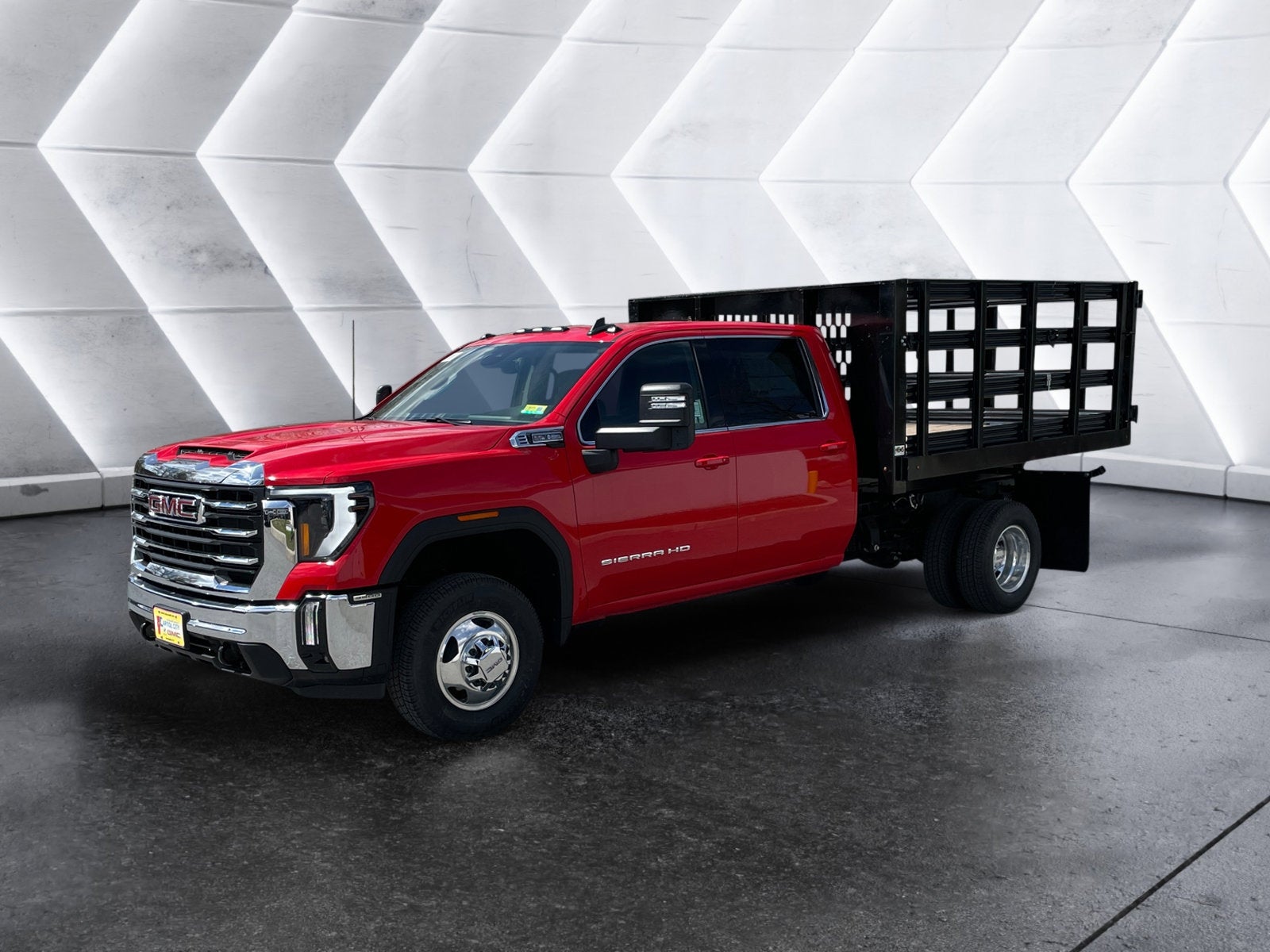 2024 GMC Sierra 3500 HD Chassis Cab SLE Reading Platform Stake Body Dump