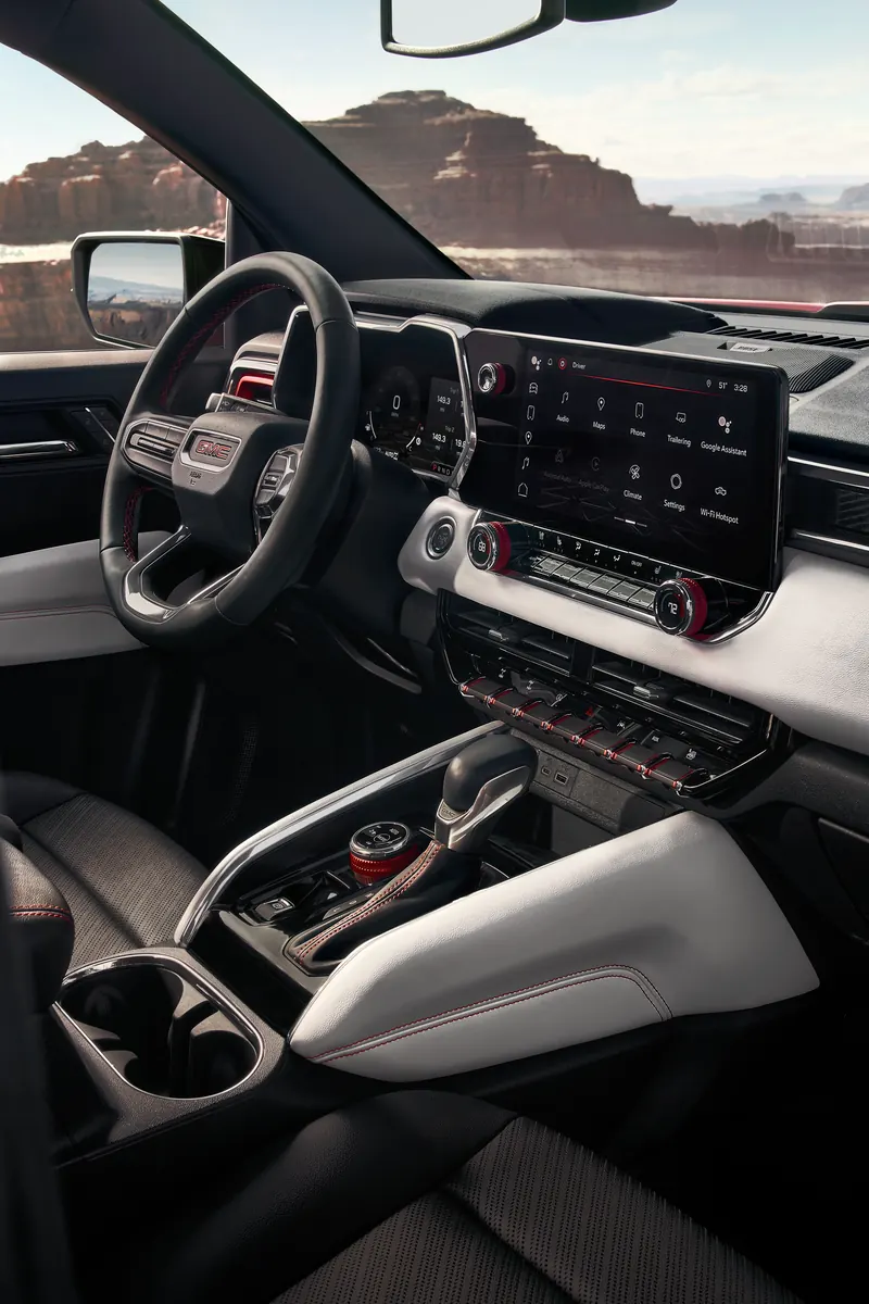 2026 GMC Canyon infotainment system at Northpoint GMC in Newport VT