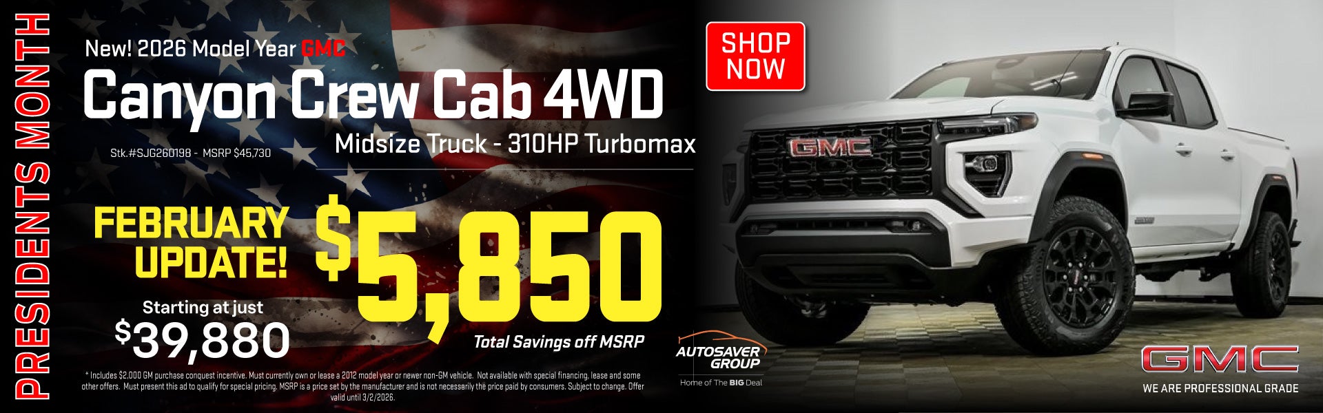 SHOP NEW GMC CANYON NEAR NEWPORT, VT